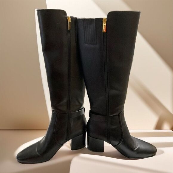 MICHAEL Michael Kors Black Heeled Boots - Picture 2 of 9